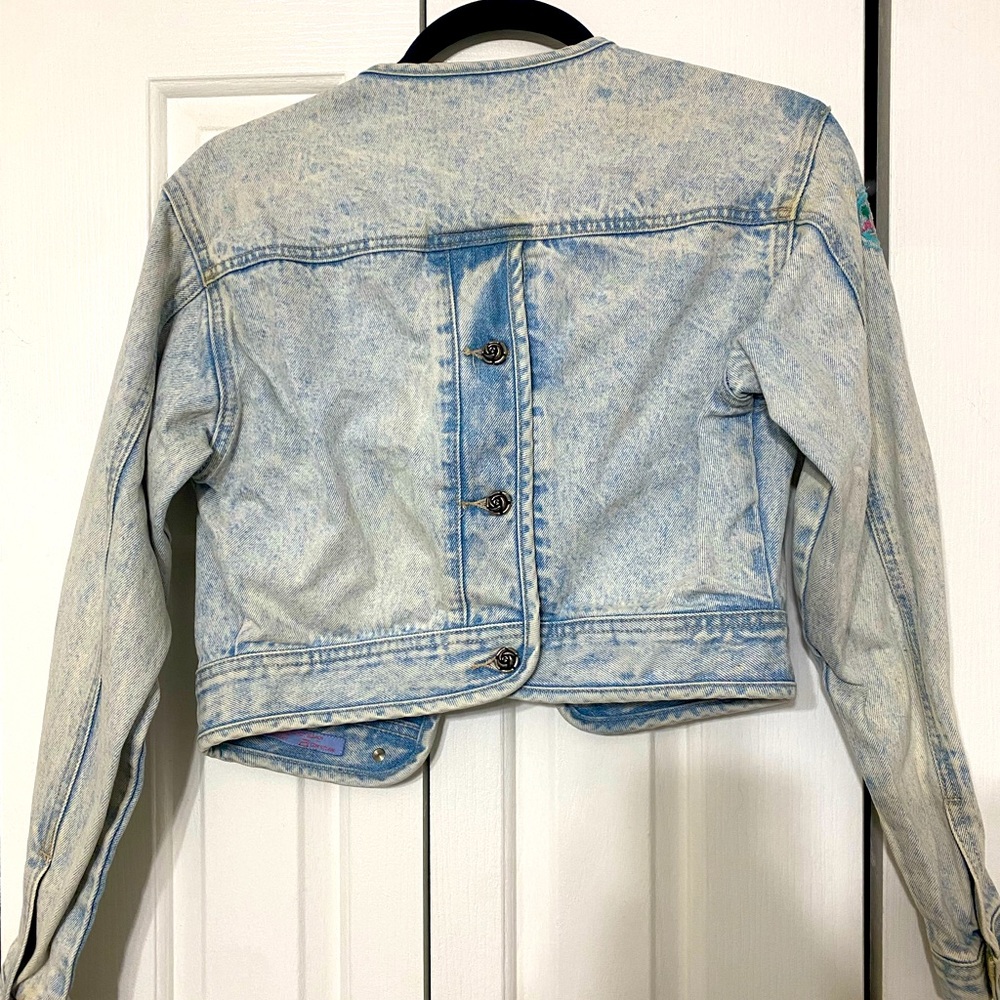 LA Gear vintage 80’s denim jean jacket spring